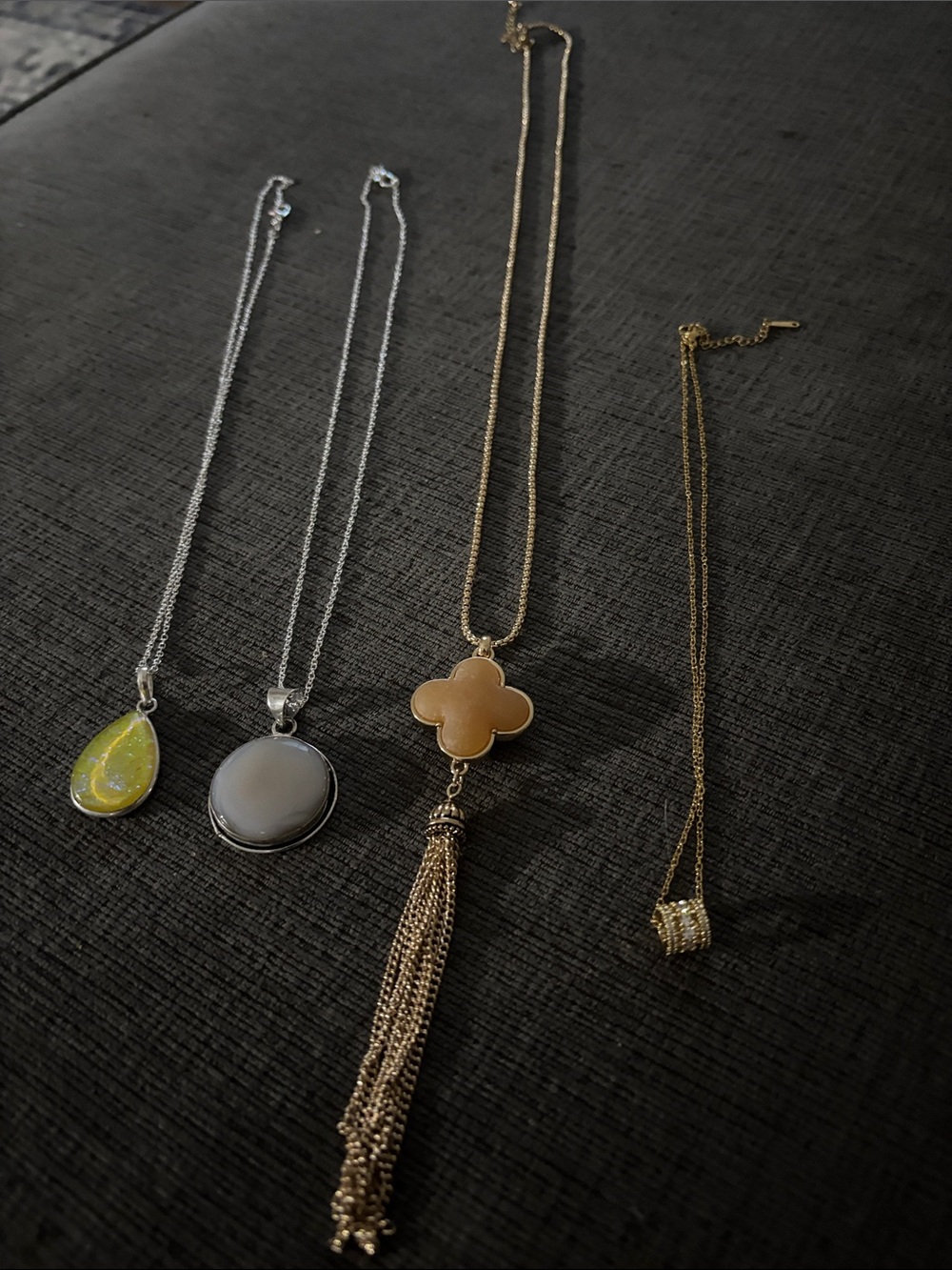 4 necklace pendants